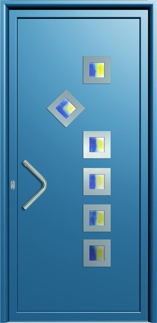 Ușă de exterior modelul INOX-162